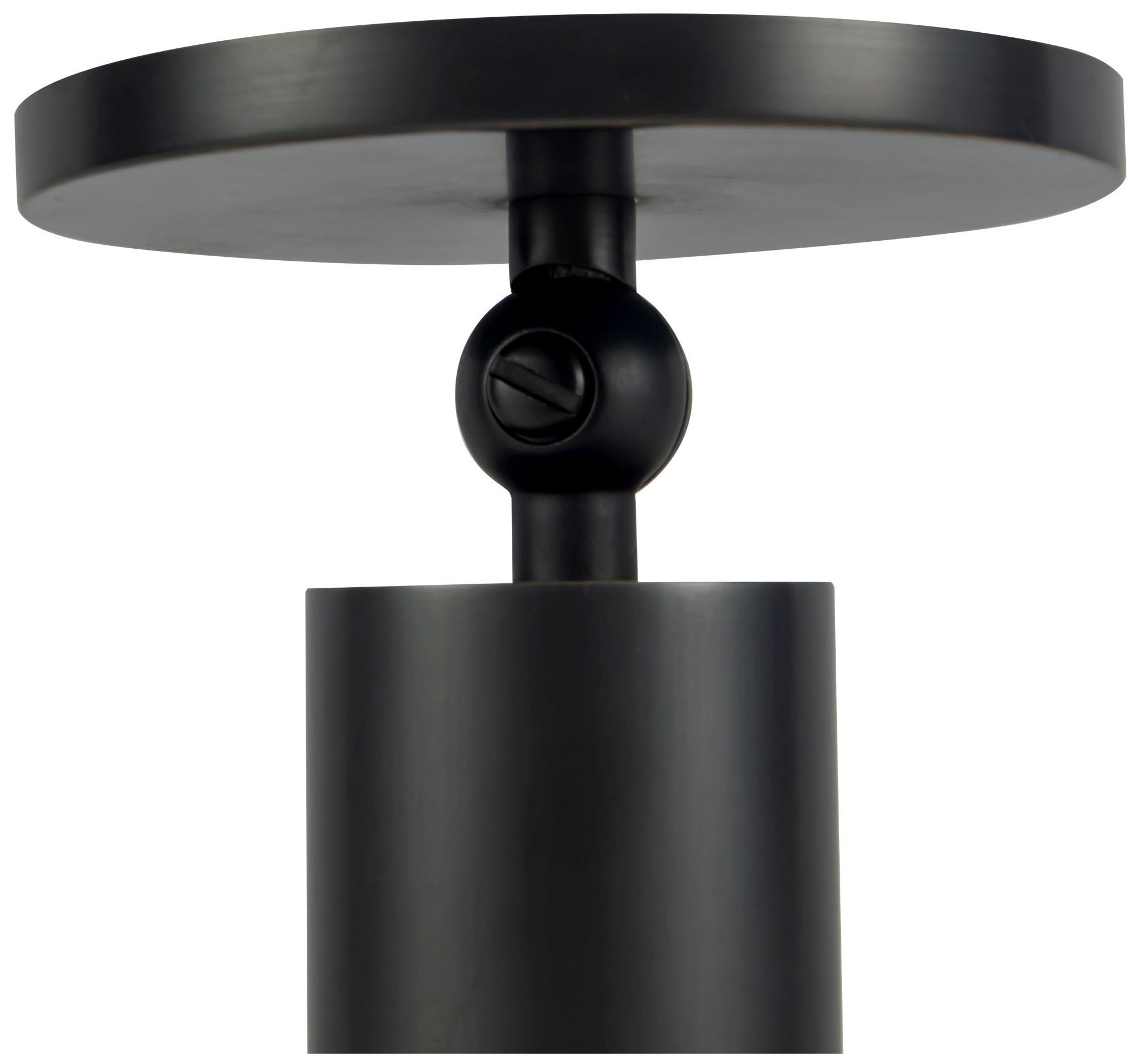 Image 4 Mason 5-in Urban Bronze dimmable LED Semi-Flush Mount more views
