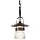 Mason 8.8"H Oil Rubbed Bronze Outdoor Ceiling Fixture w/ Clear Glass S
