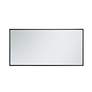 6_Mason Black Metal 18" x 36" Vanity Wall Mirror more views
