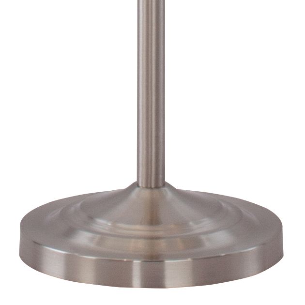 3 piece lamp set brushed nickel