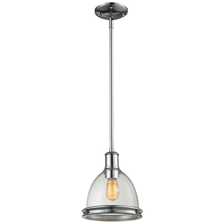 Image 1 Mason by Z-Lite Chrome 1 Light Mini Pendant