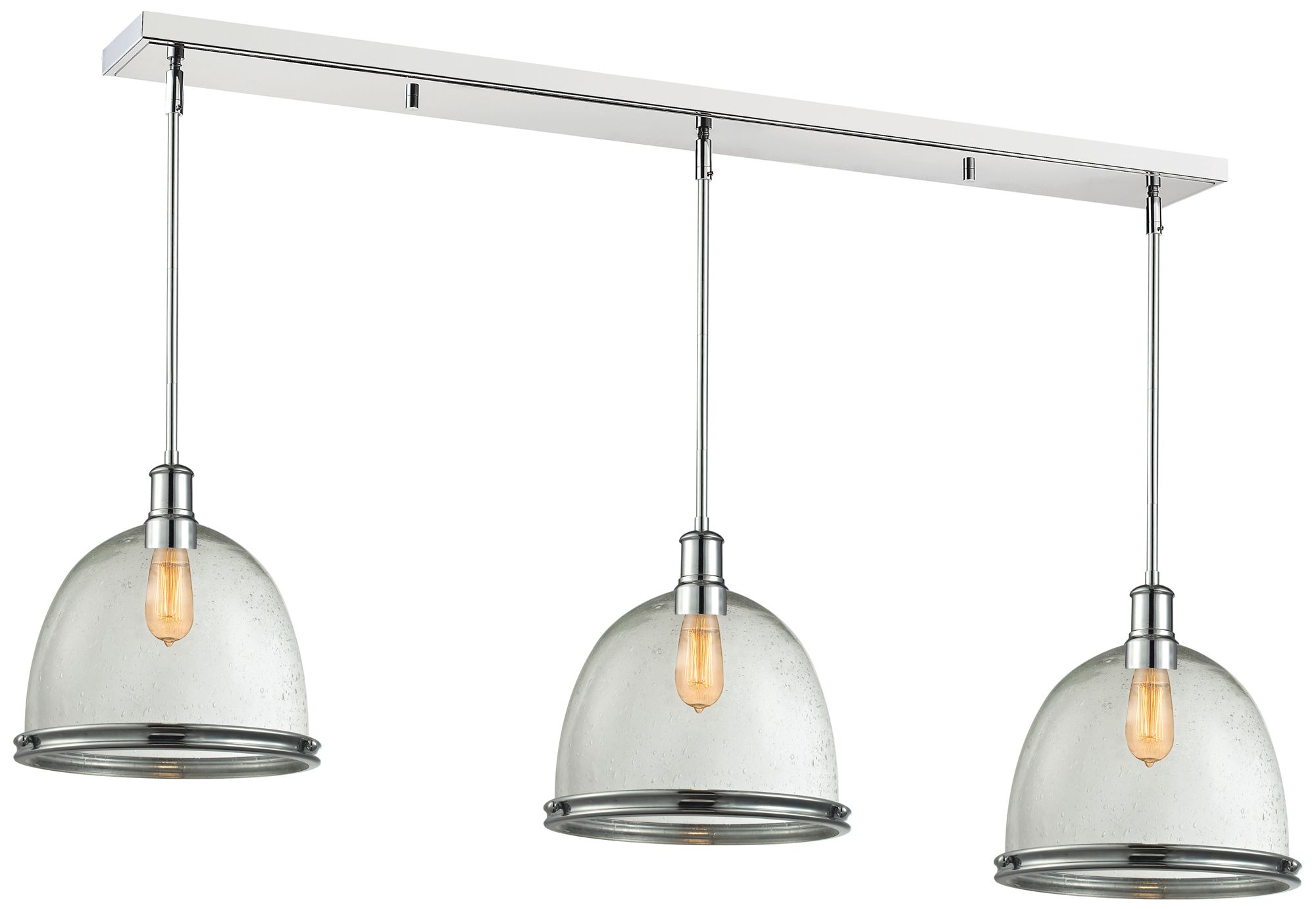 Mason by Z-Lite Chrome 3 Light Island Pendant