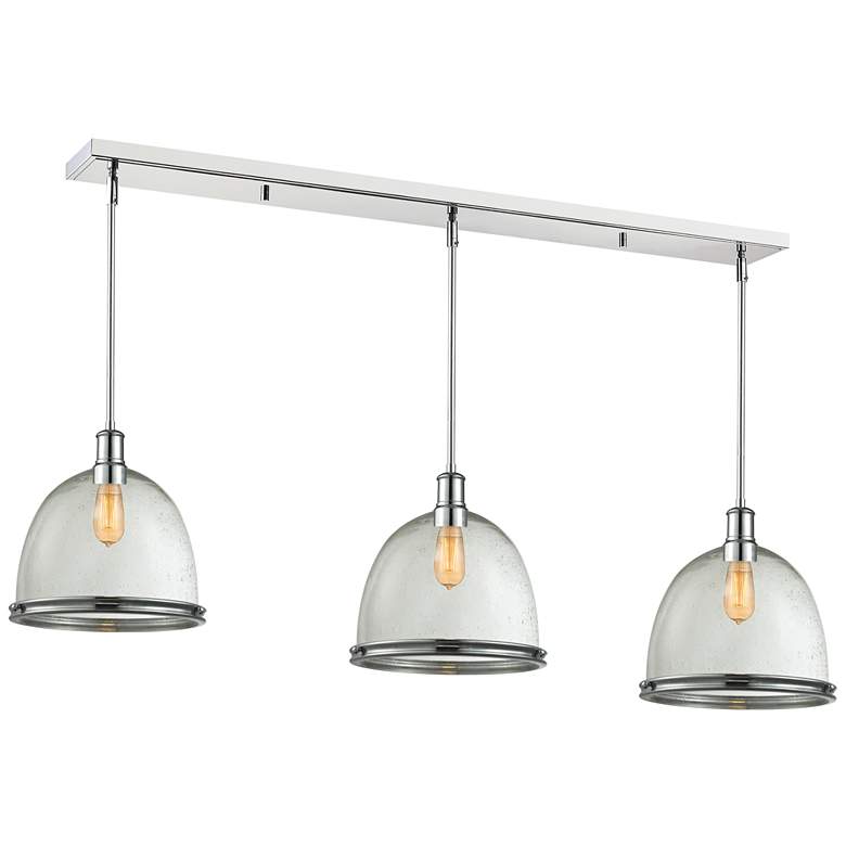Image 1 Mason by Z-Lite Chrome 3 Light Island Pendant