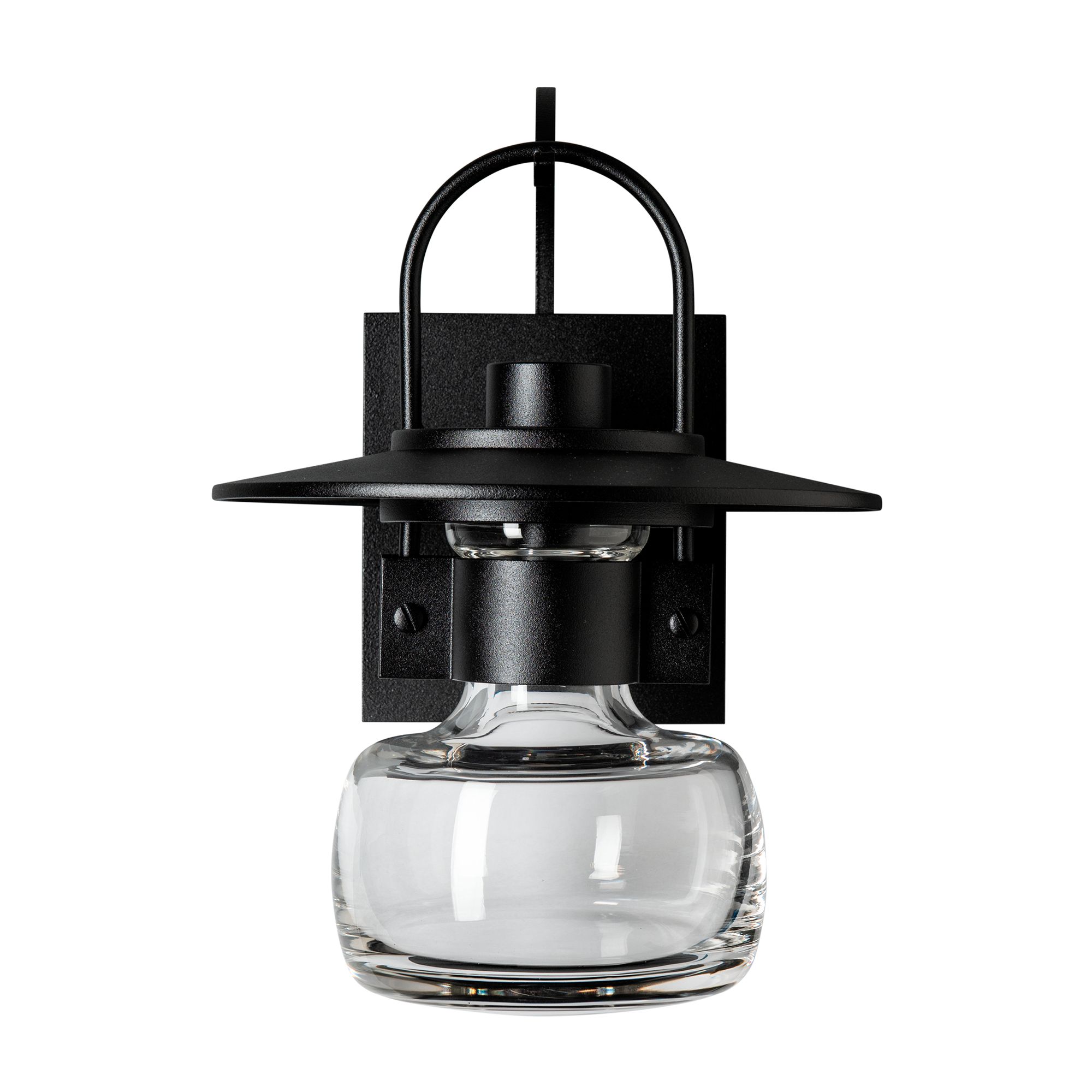 Image 4 Mason Coastal Black Outdoor Sconce With Clear Glass - Made to Order more views