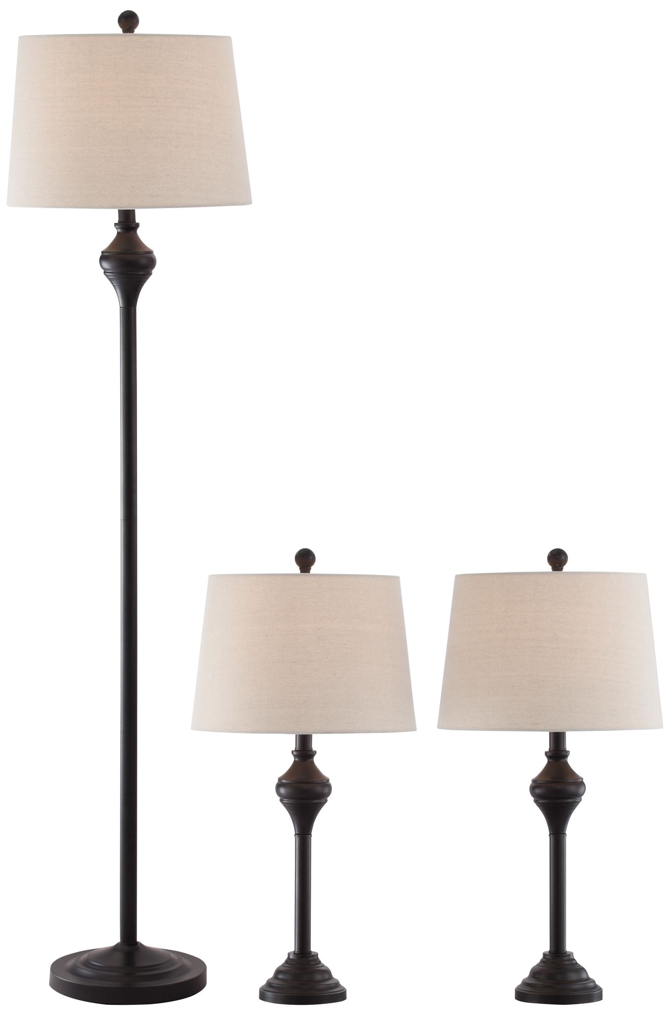 floor and desk lamp set