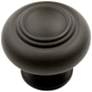Mason Oil-Rubbed Bronze 1 1/4"W Double Ringed Cabinet Knob