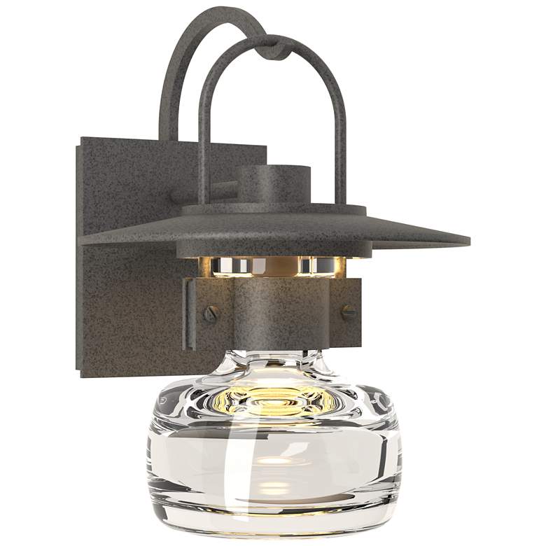 Image 1 Mason Outdoor Sconce - Iron Finish - Clear Glass
