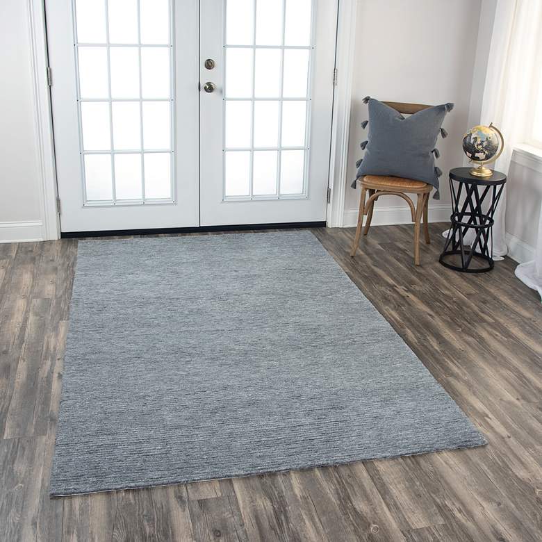 Image 1 Mason Park MPK102 5'x7'6" Gray Indoor/Outdoor Area Rug
