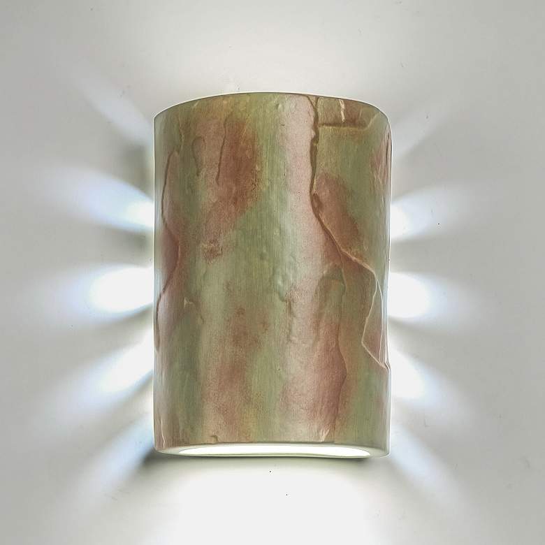 Image 1 Masons-select-10-inch-high-ceramic-multi-color-up/down-LED-outdoor-wall