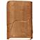 Masons-Select-12-inch-high-ceramic-adobe-slate-up/down-LED-outdoor-wall