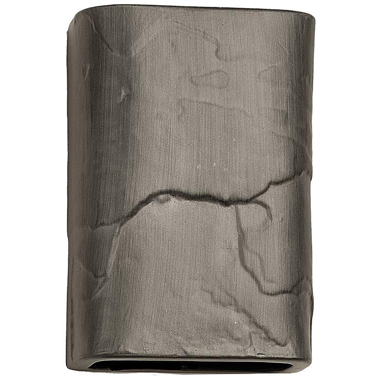 Image 2 Masons-select-12-inch-high-ceramic-pewter-up/down-LED-outdoor-wall-light