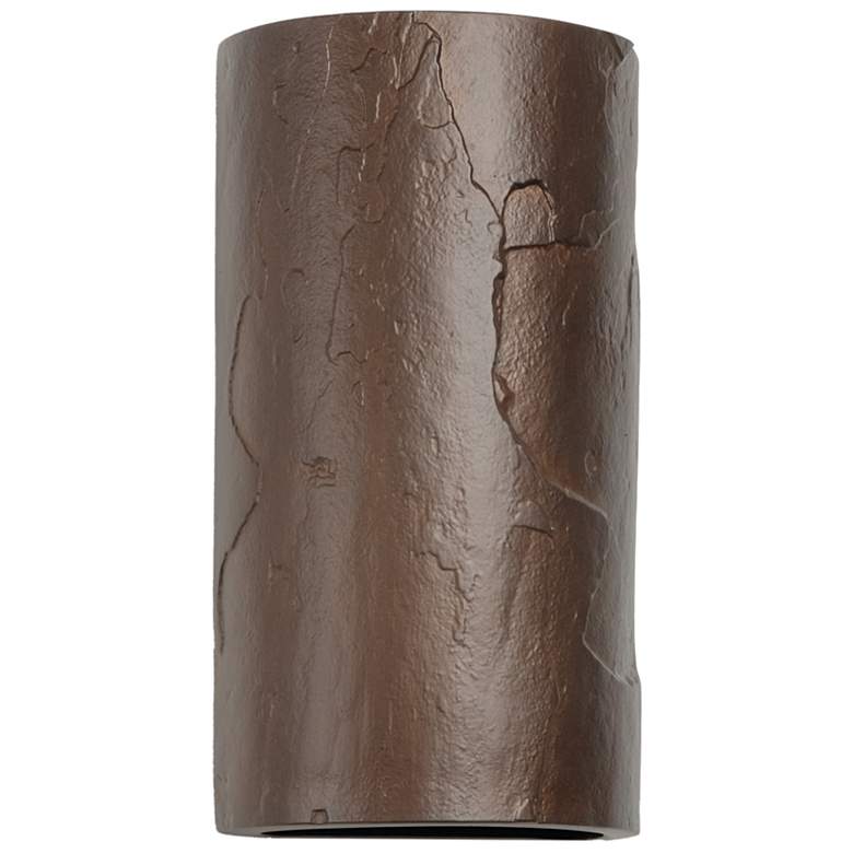 Image 2 Masons-select-13-inch-high-ceramic-bronze-up/down-LED-outdoor-wall-light