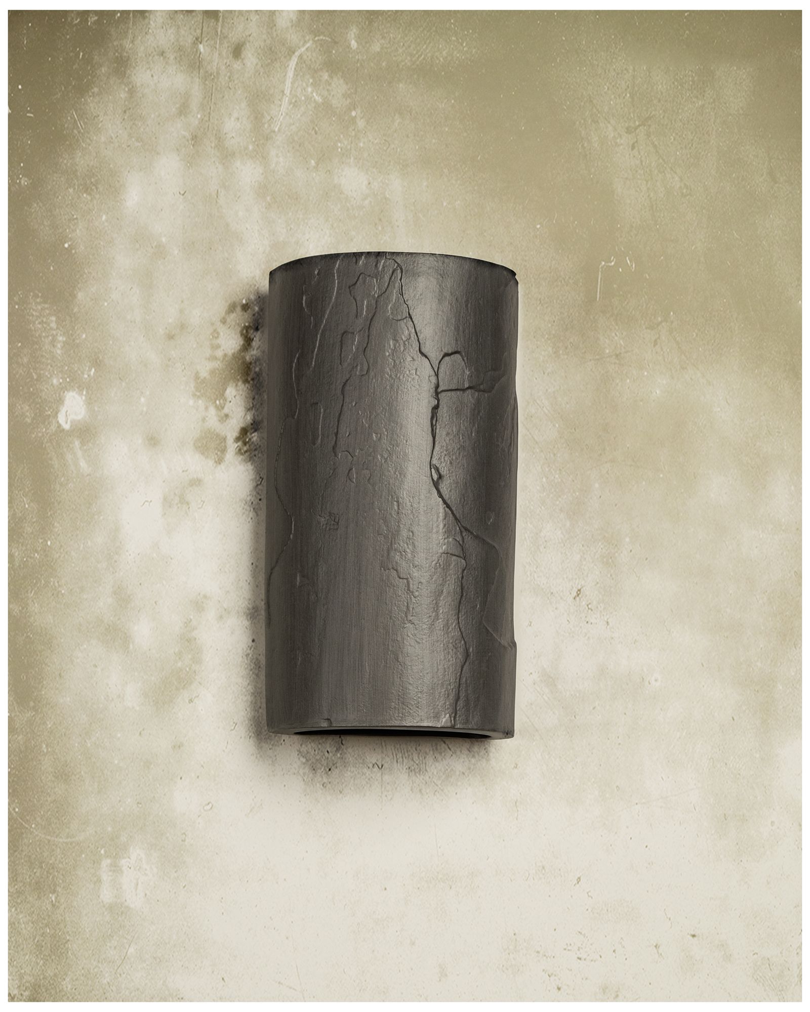 Image 3 Masons-select-13-inch-high-ceramic-pewter-up/down-LED-outdoor-wall-light more views