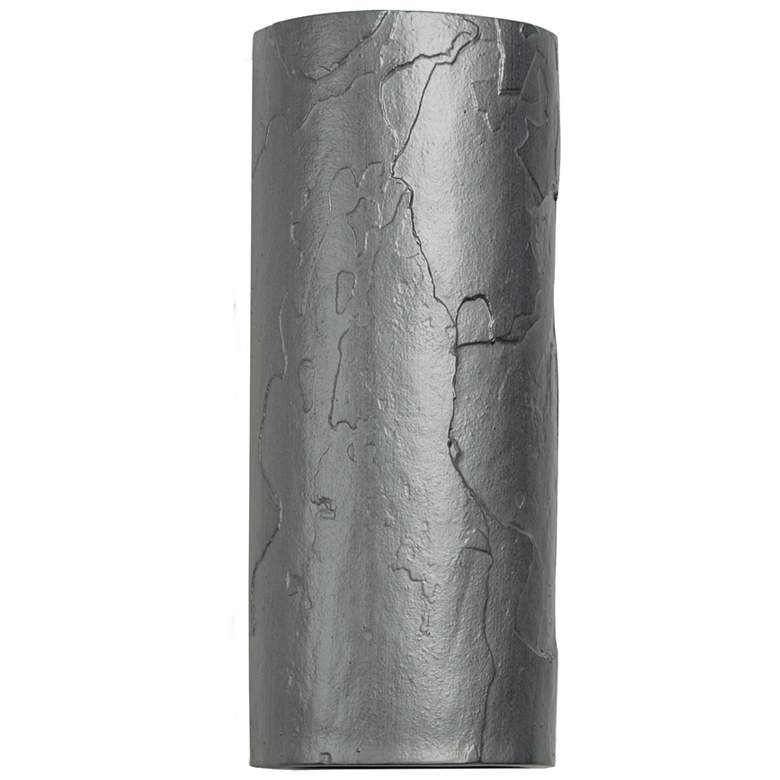 Image 2 Masons-select-17-inch-high-ceramic-pewter-up/down-LED-outdoor-wall-light