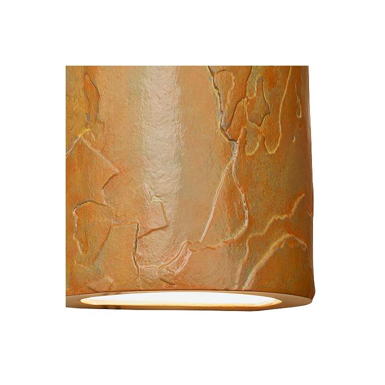 Image 3 Masons Select 17" High Jade Ceramic LED Outdoor Wall Light more views