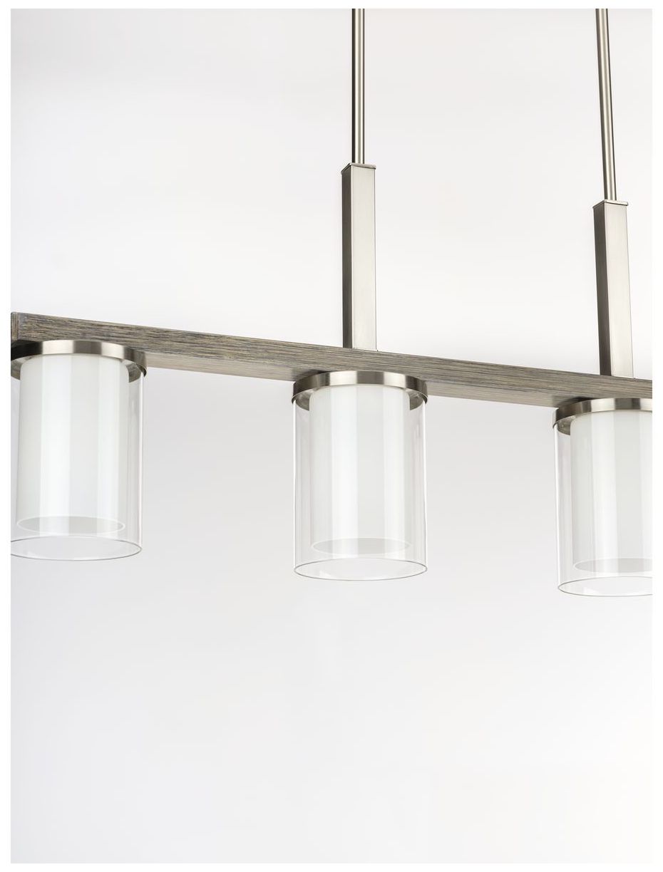 Image 6 Mast Collection Four-Light Linear Chandelier more views