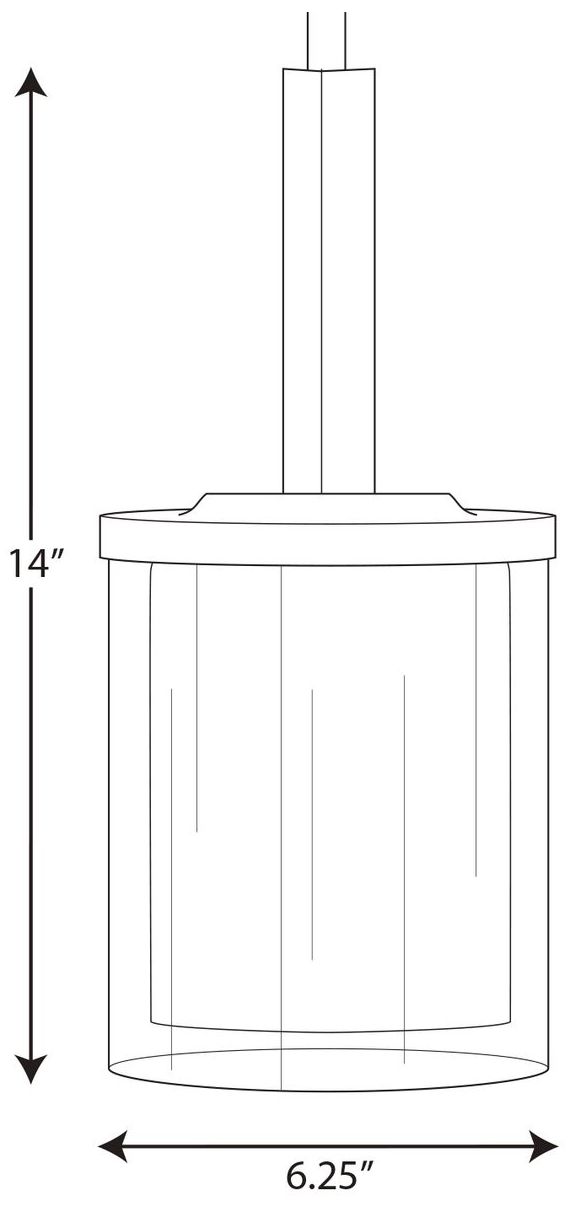 Image 4 Mast Collection One-Light Clear Glass Mini-Pendant Light more views