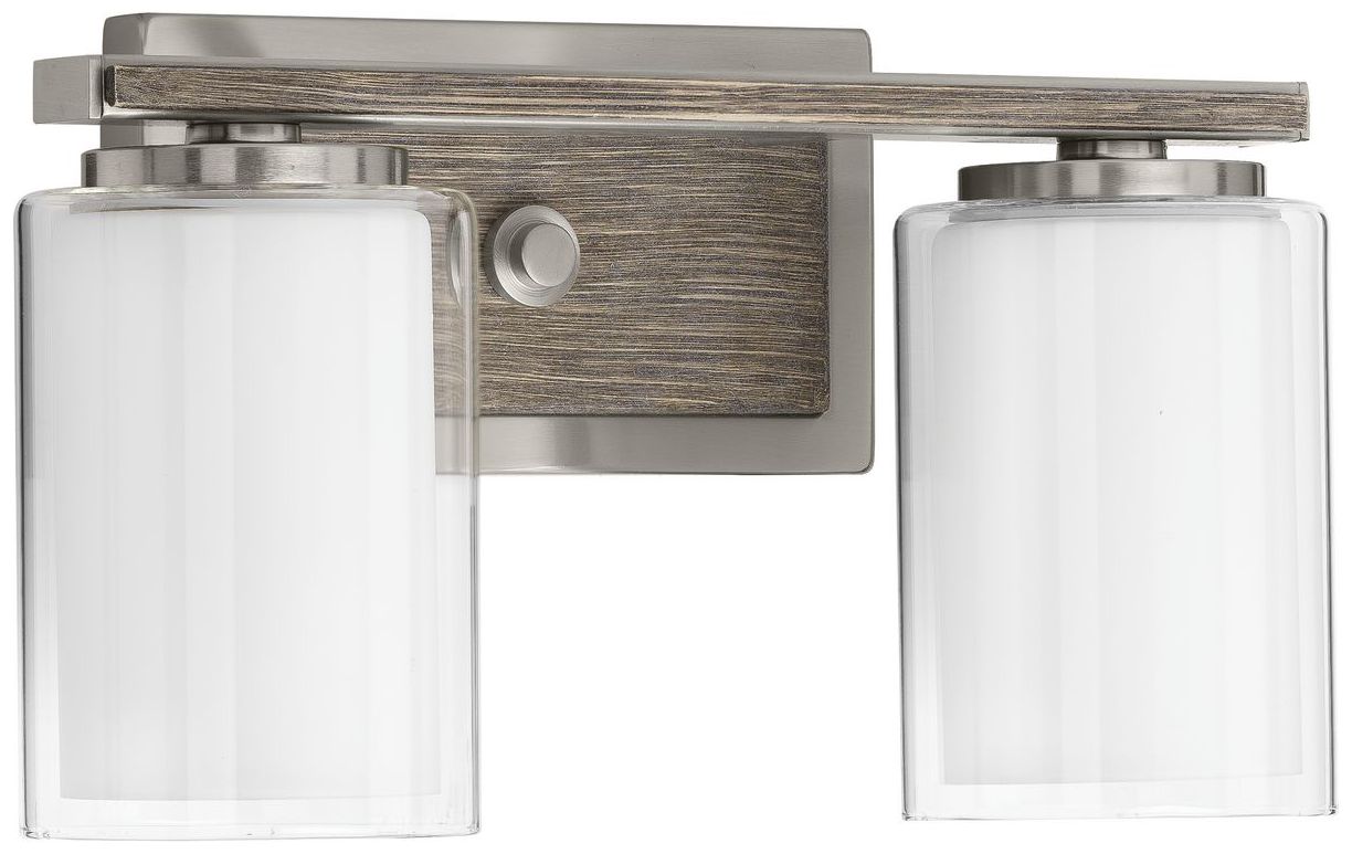 Image 2 Mast Collection Two-Light Clear Glass Coastal Bath Vanity Light more views
