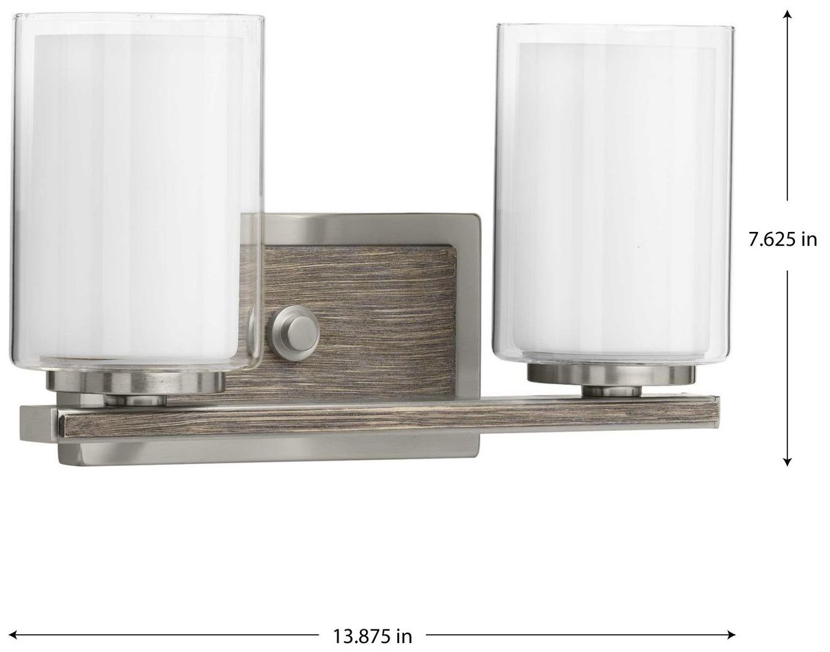 Image 4 Mast Collection Two-Light Clear Glass Coastal Bath Vanity Light more views