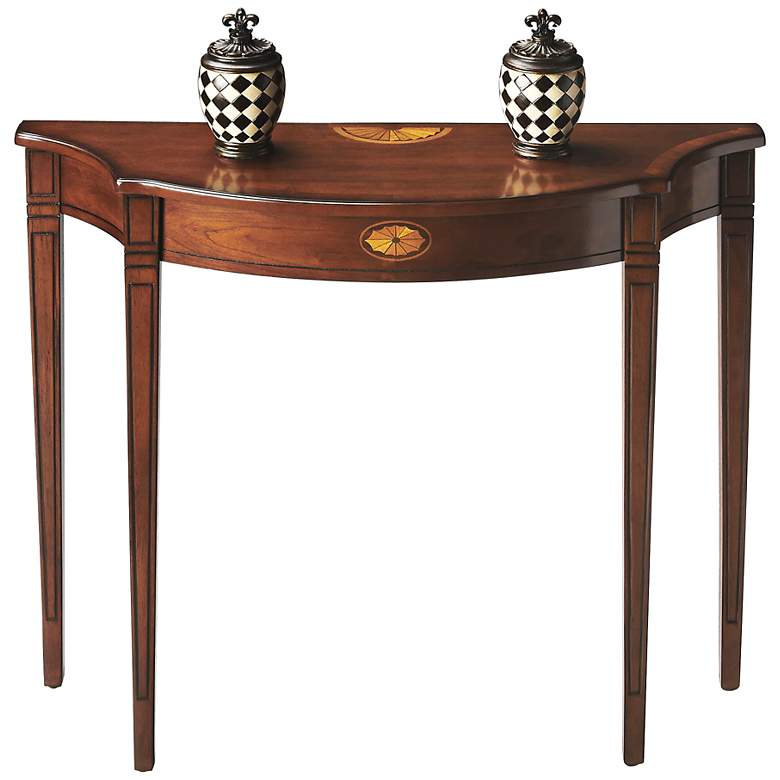 Image 1 Masterpiece Olive Ash Console Table
