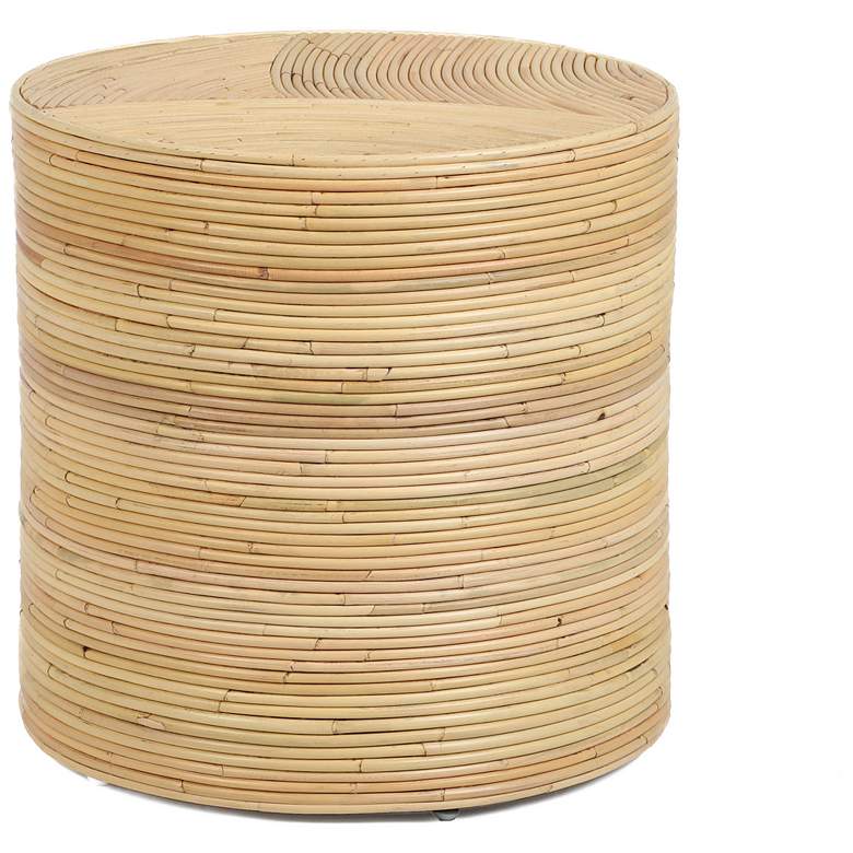 Image 1 Matea Natural Rattan Arch Side Table