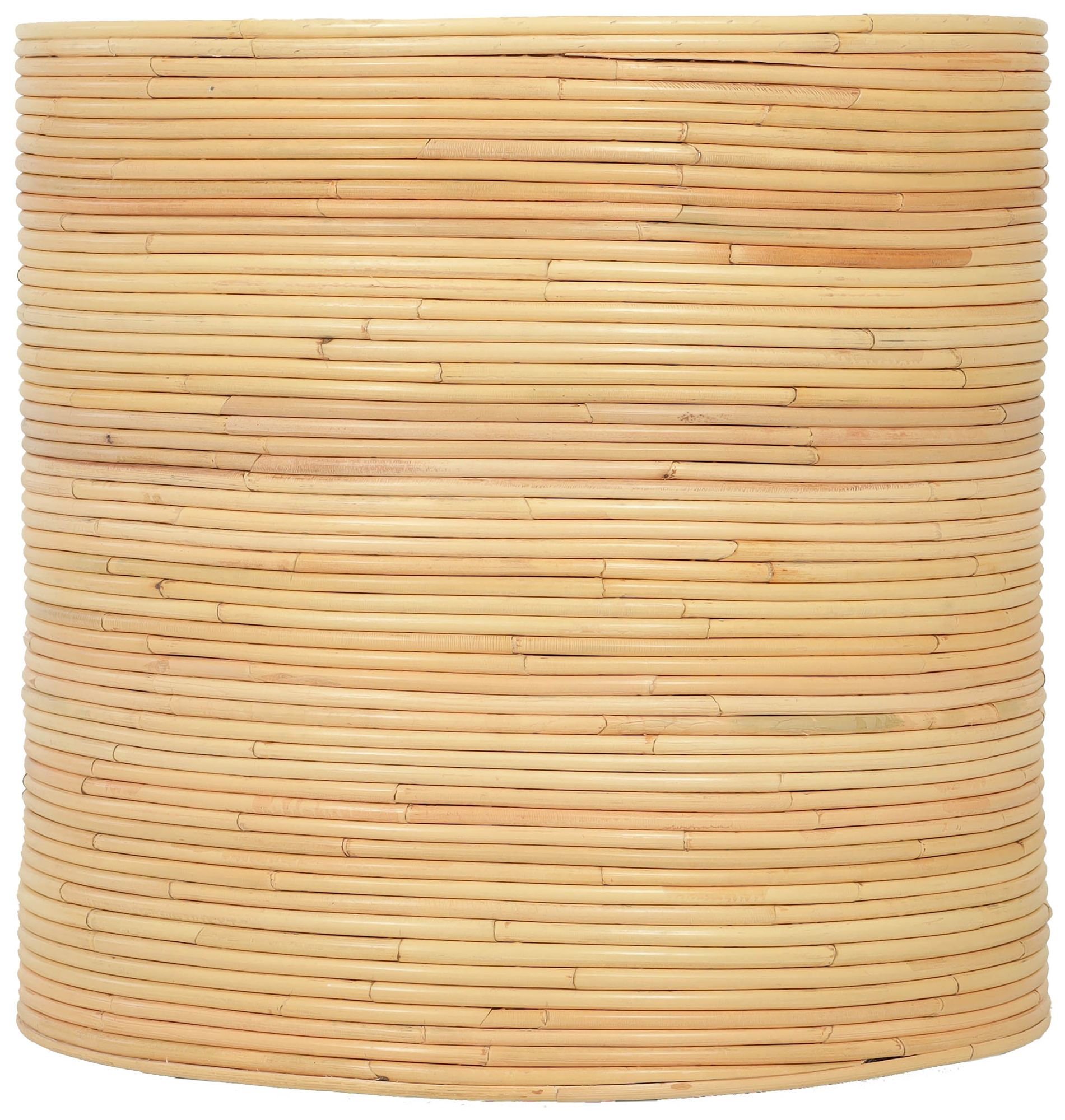 Image 2 Matea Natural Rattan Arch Side Table more views