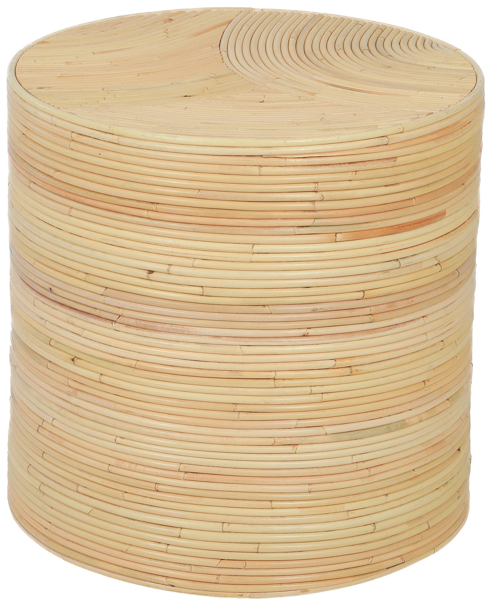 Image 4 Matea Natural Rattan Arch Side Table more views