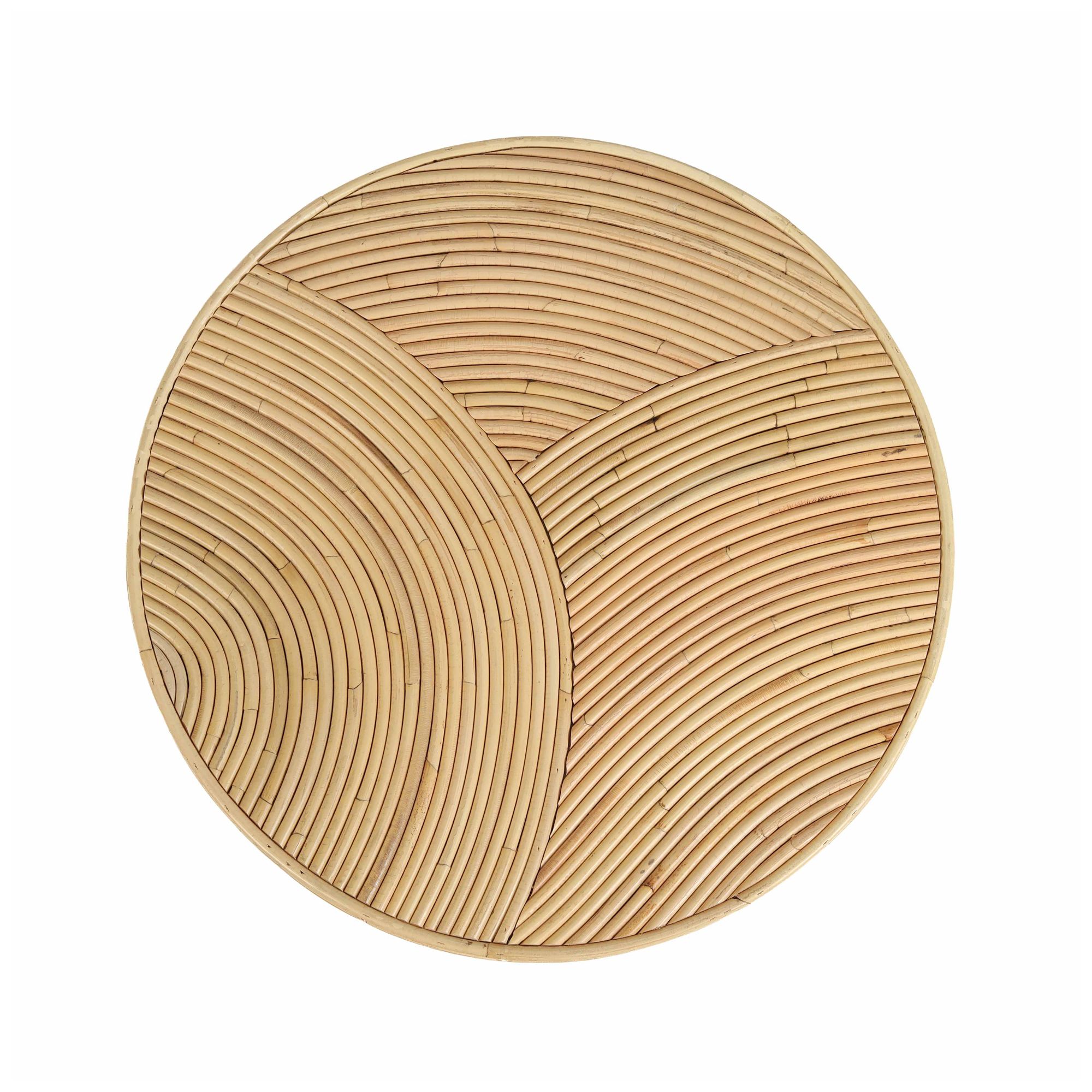 Image 5 Matea Natural Rattan Arch Side Table more views