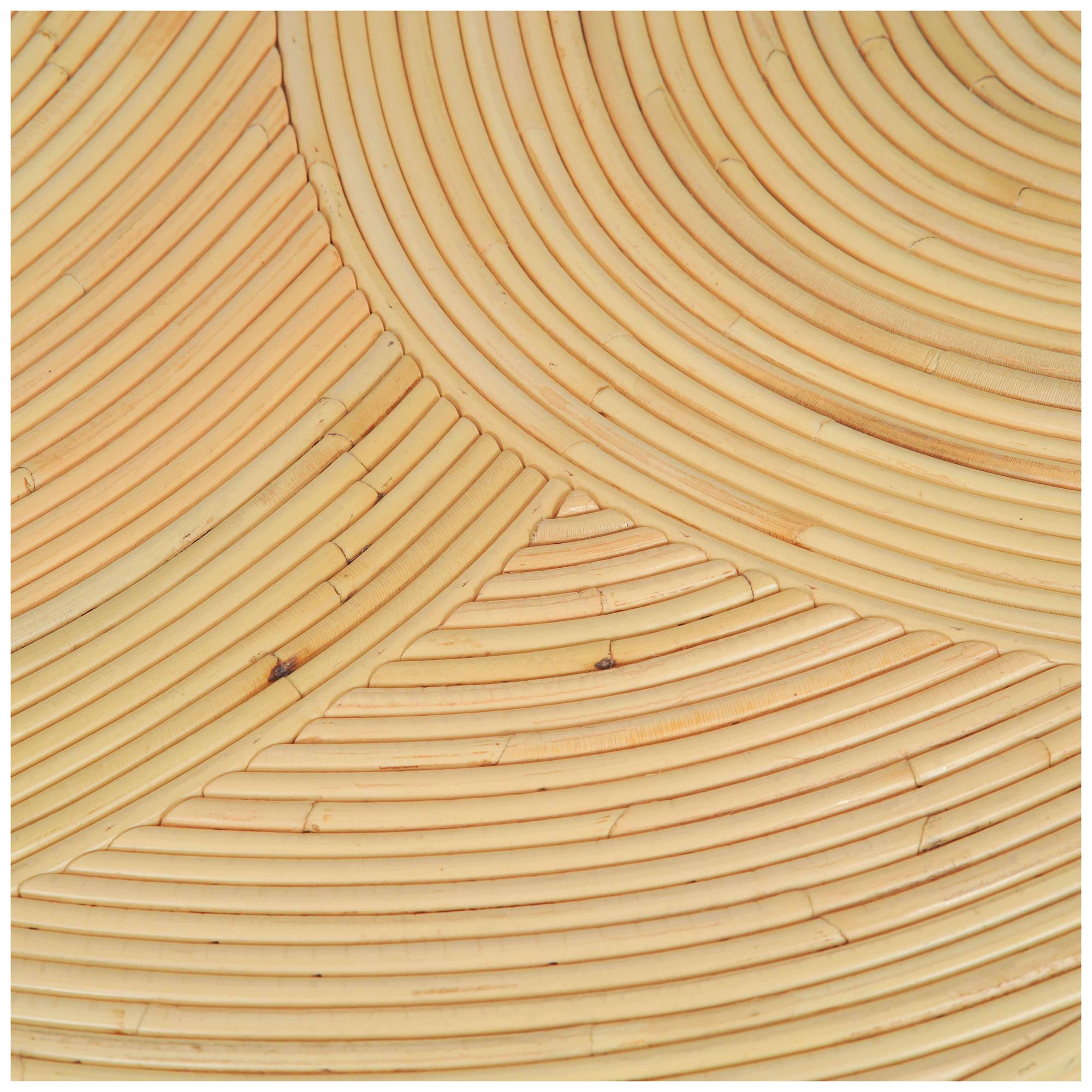 Image 6 Matea Natural Rattan Arch Side Table more views