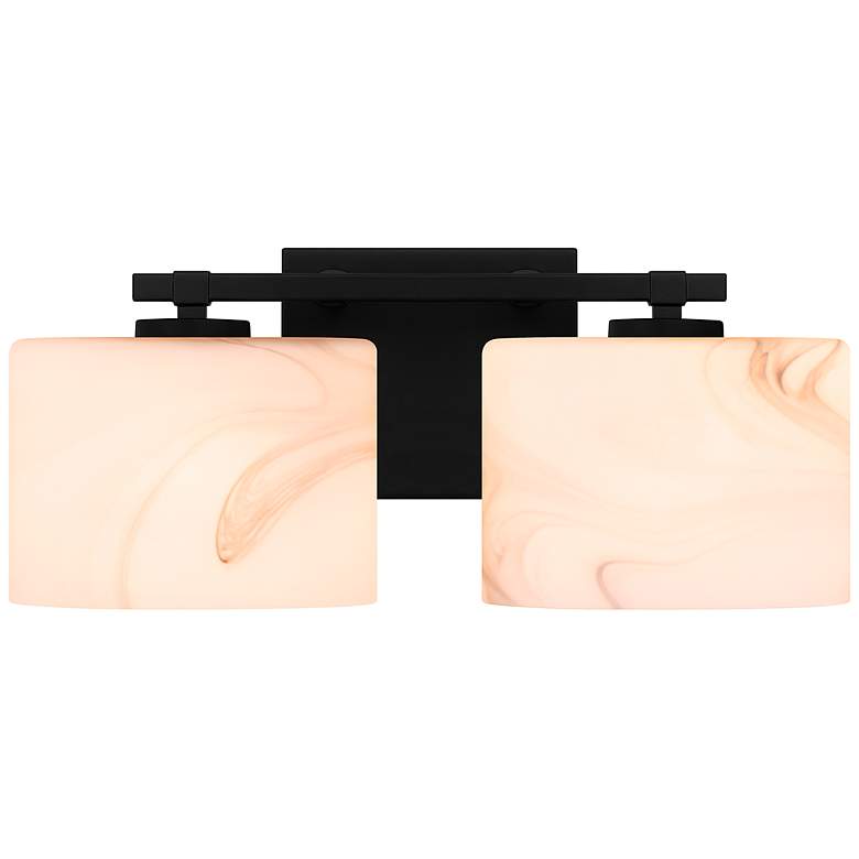 Image 1 Mather 2-Light Matte Black Bath Light