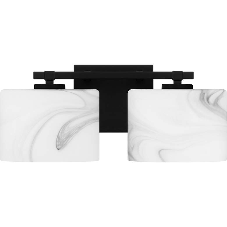 Image 2 Mather 2-Light Matte Black Bath Light more views