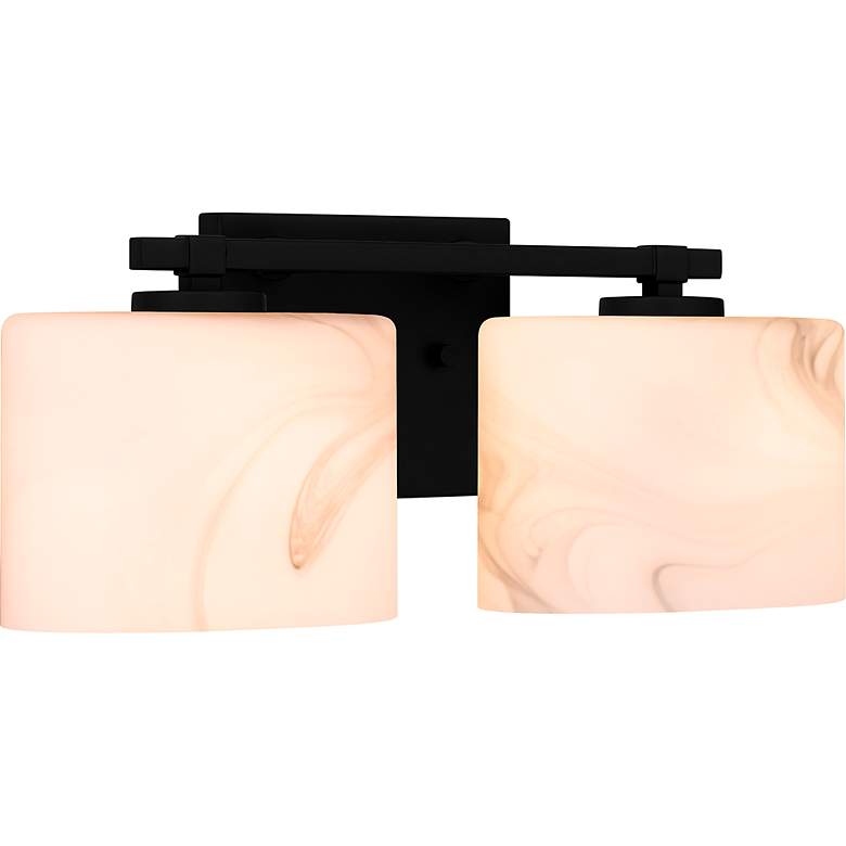 Image 3 Mather 2-Light Matte Black Bath Light more views