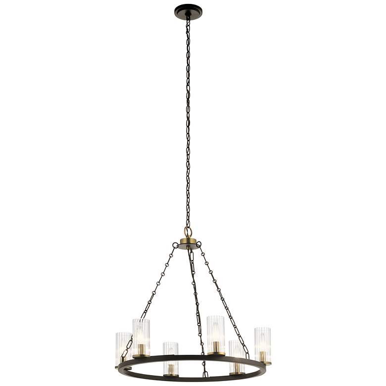 Image 1 Mathias 23" Chandelier Bronze
