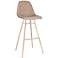 Mathison 29" Brown and Copper Barstool