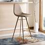 Mathison 29" Brown and Copper Barstool