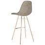 Mathison 29" Taupe and Copper Barstool