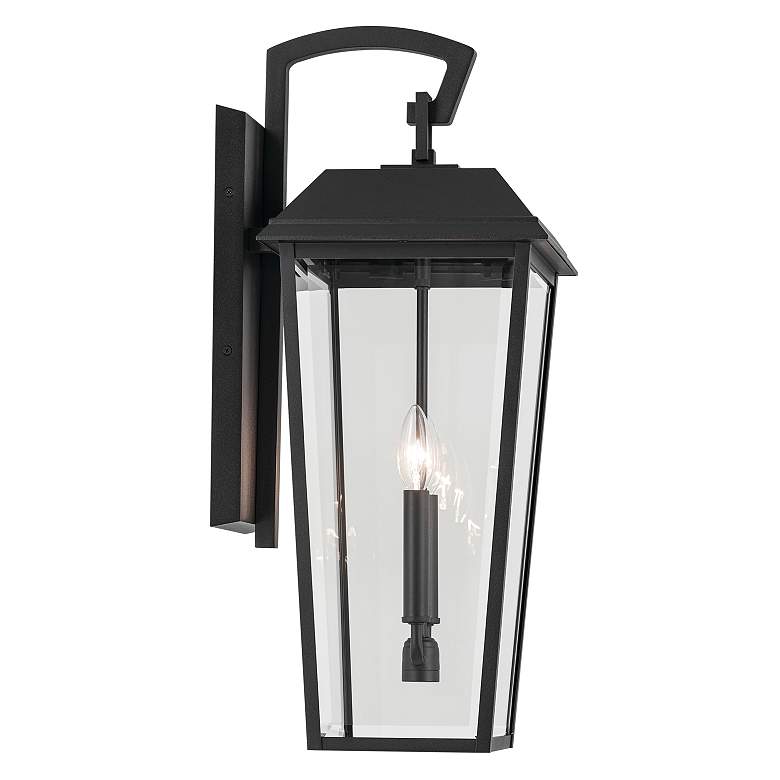 Image 5 Mathus 24 1/4"H Textured Black 2-Light Outdoor Wall Light more views