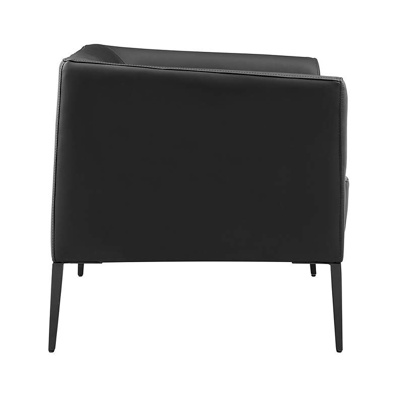 Image 5 Matias Black Leatherette Lounge Chair more views