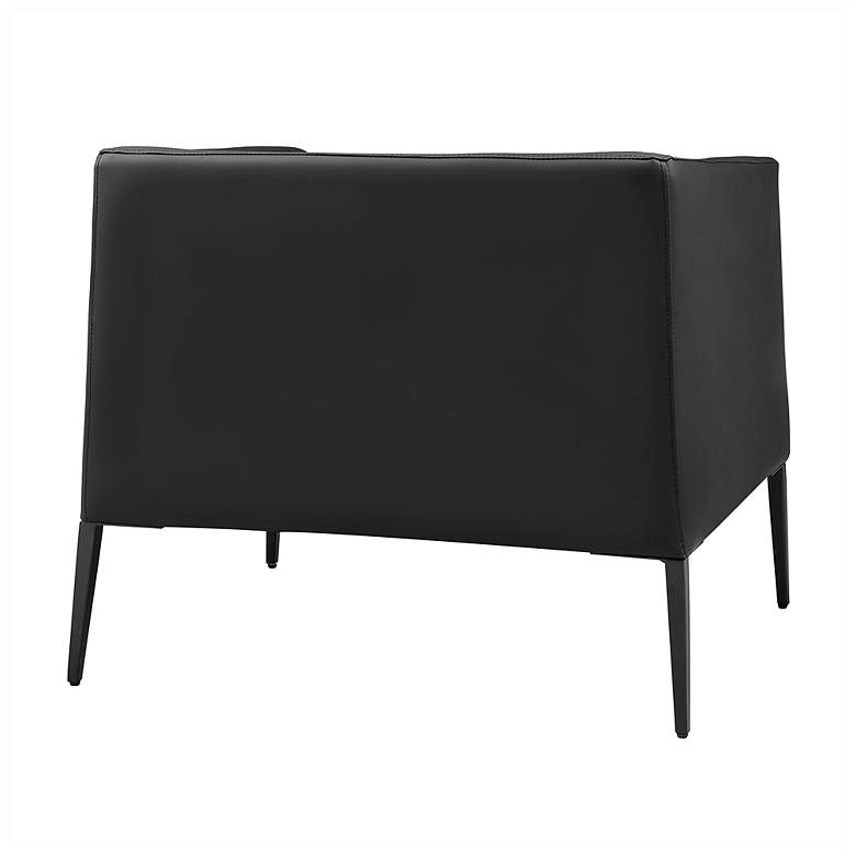 Image 6 Matias Black Leatherette Lounge Chair more views