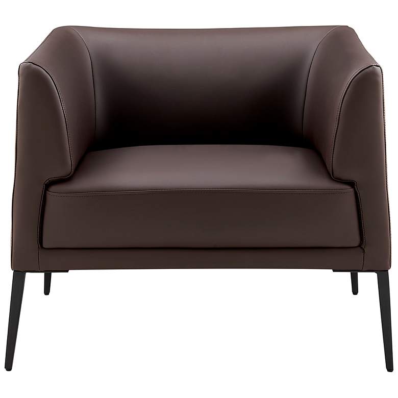 Image 4 Matias Brown Leatherette Lounge Chair more views