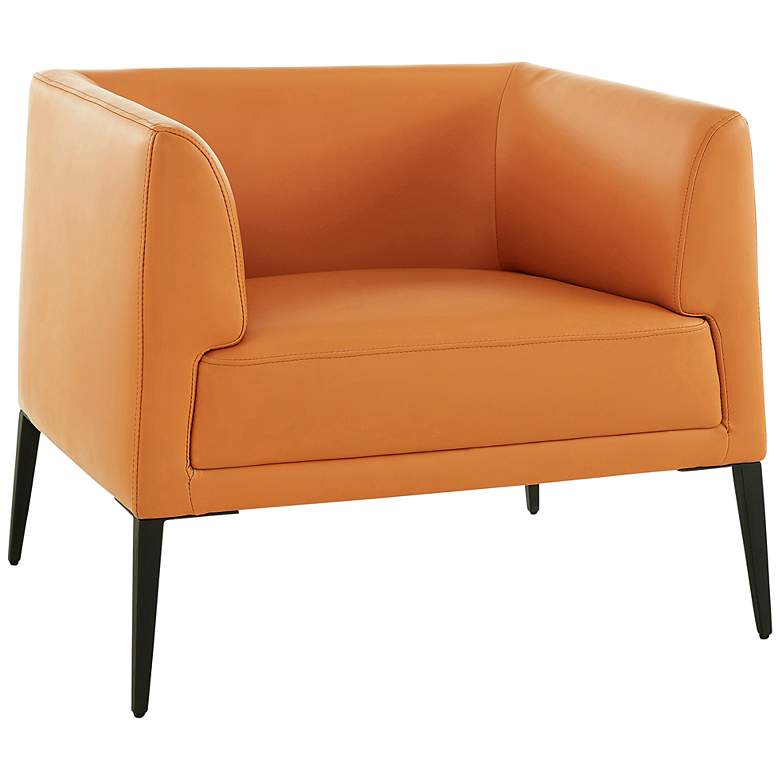 Image 2 Matias Cognac Leatherette Lounge Chair
