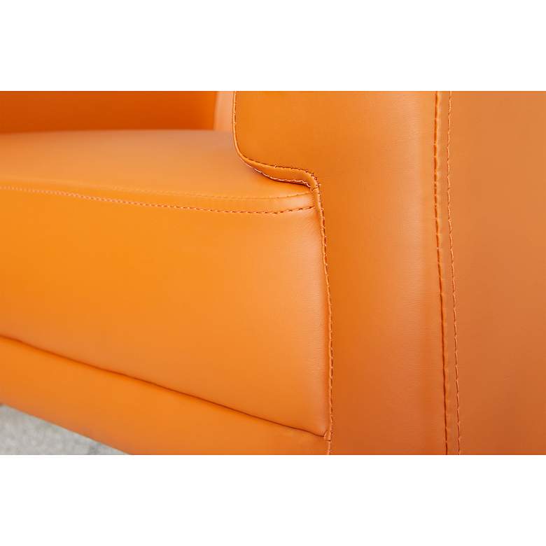 Image 3 Matias Cognac Leatherette Lounge Chair more views