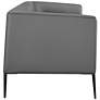 6_Matias Gray Leatherette Loveseat more views