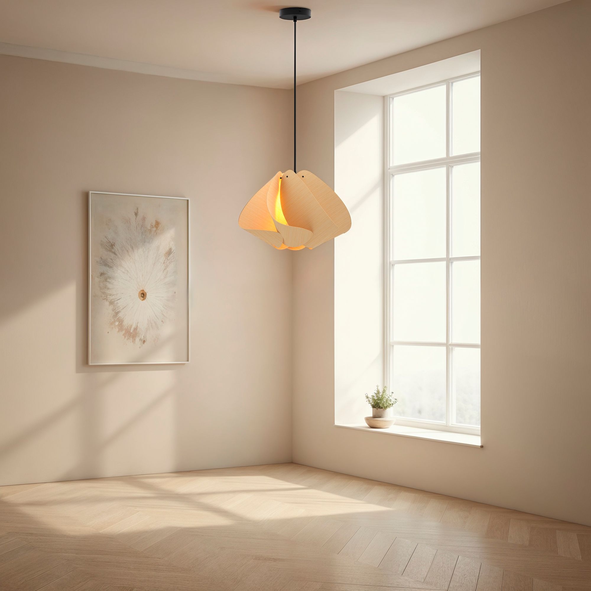 Matilda 17.4" Wide Ash Pendant