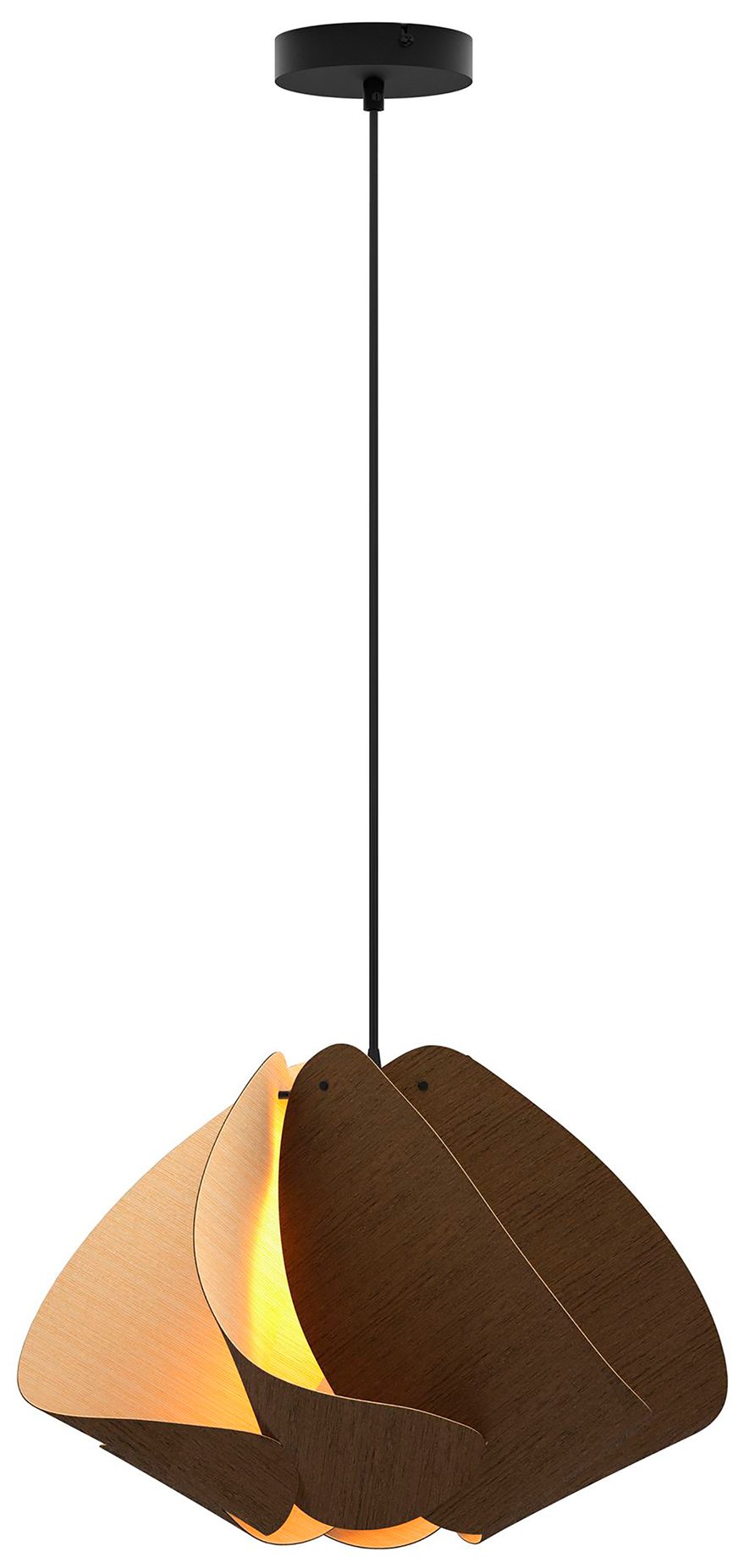 Matilda 17.4" Wide Ebony Pendant