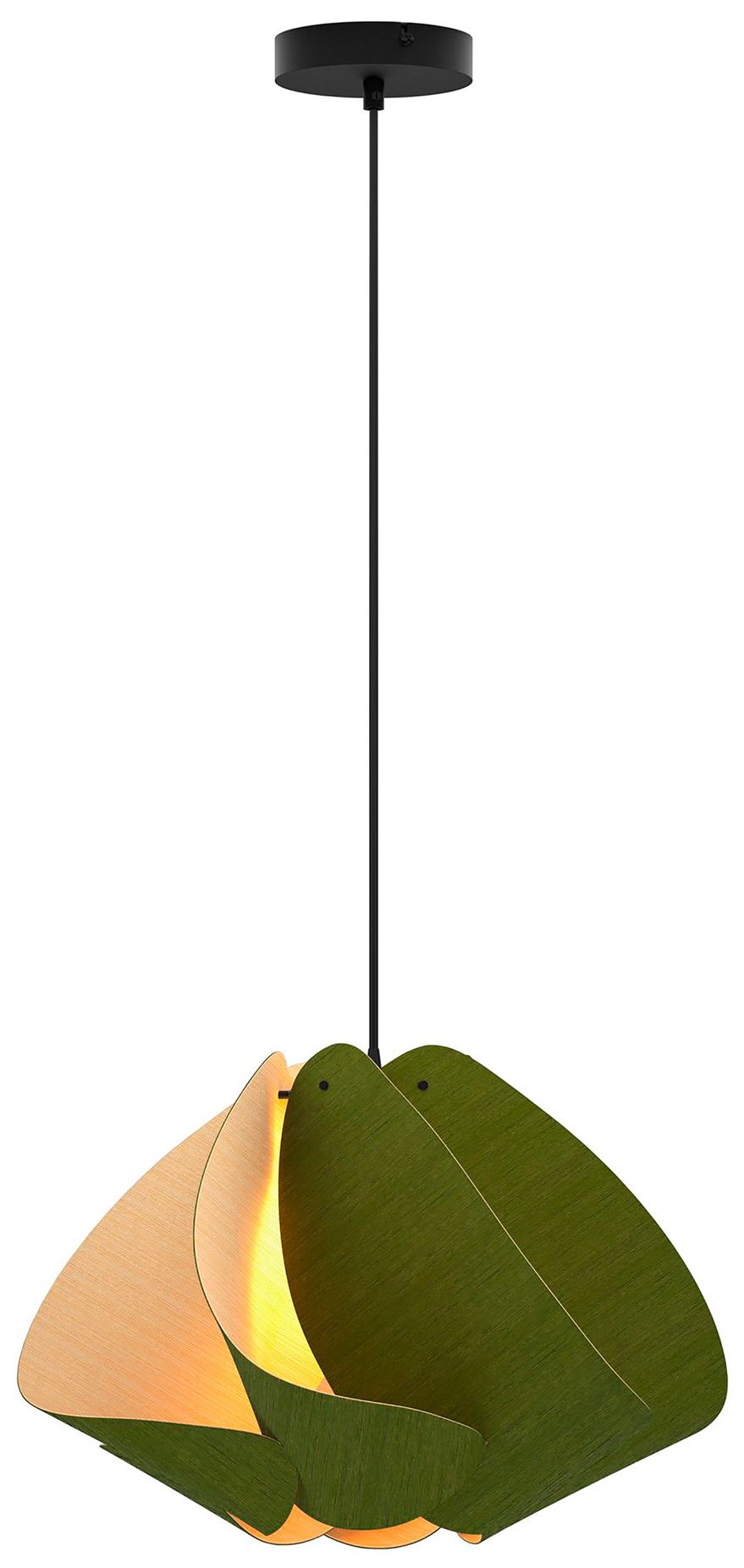 Matilda 17.4" Wide Green Pendant