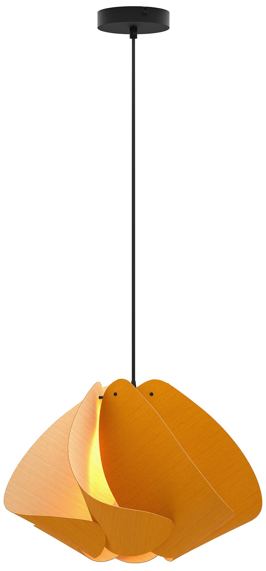 Matilda 17.4" Wide Ocher Pendant