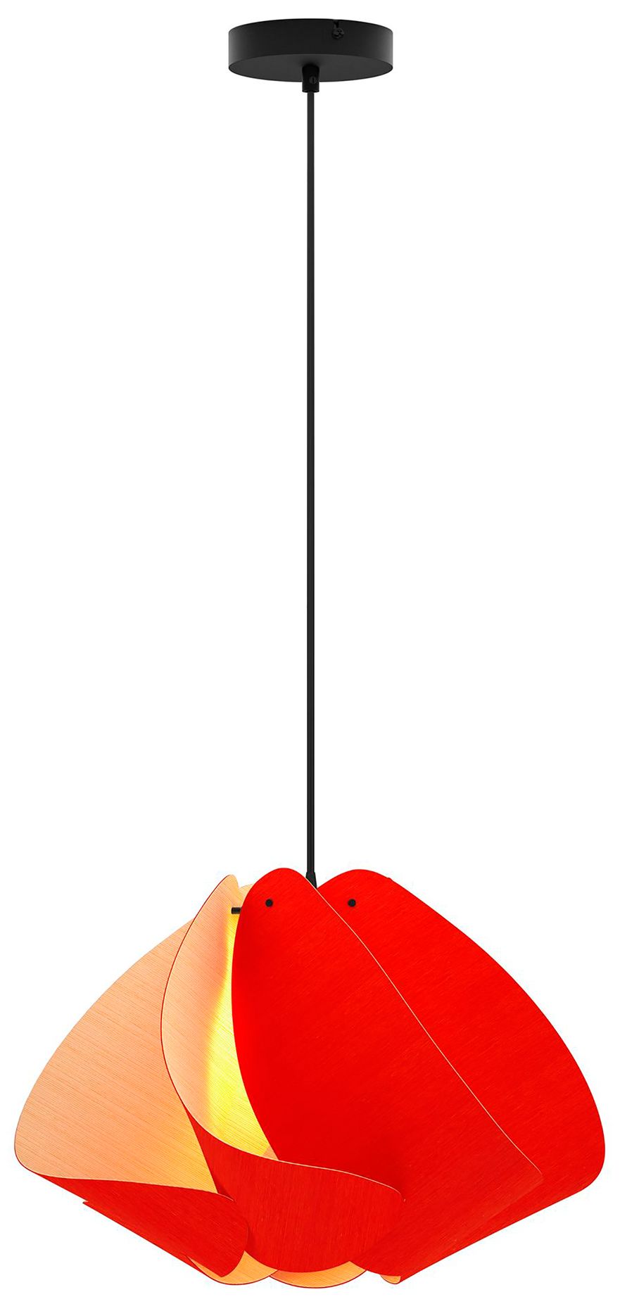Matilda 17.4" Wide Red Pendant
