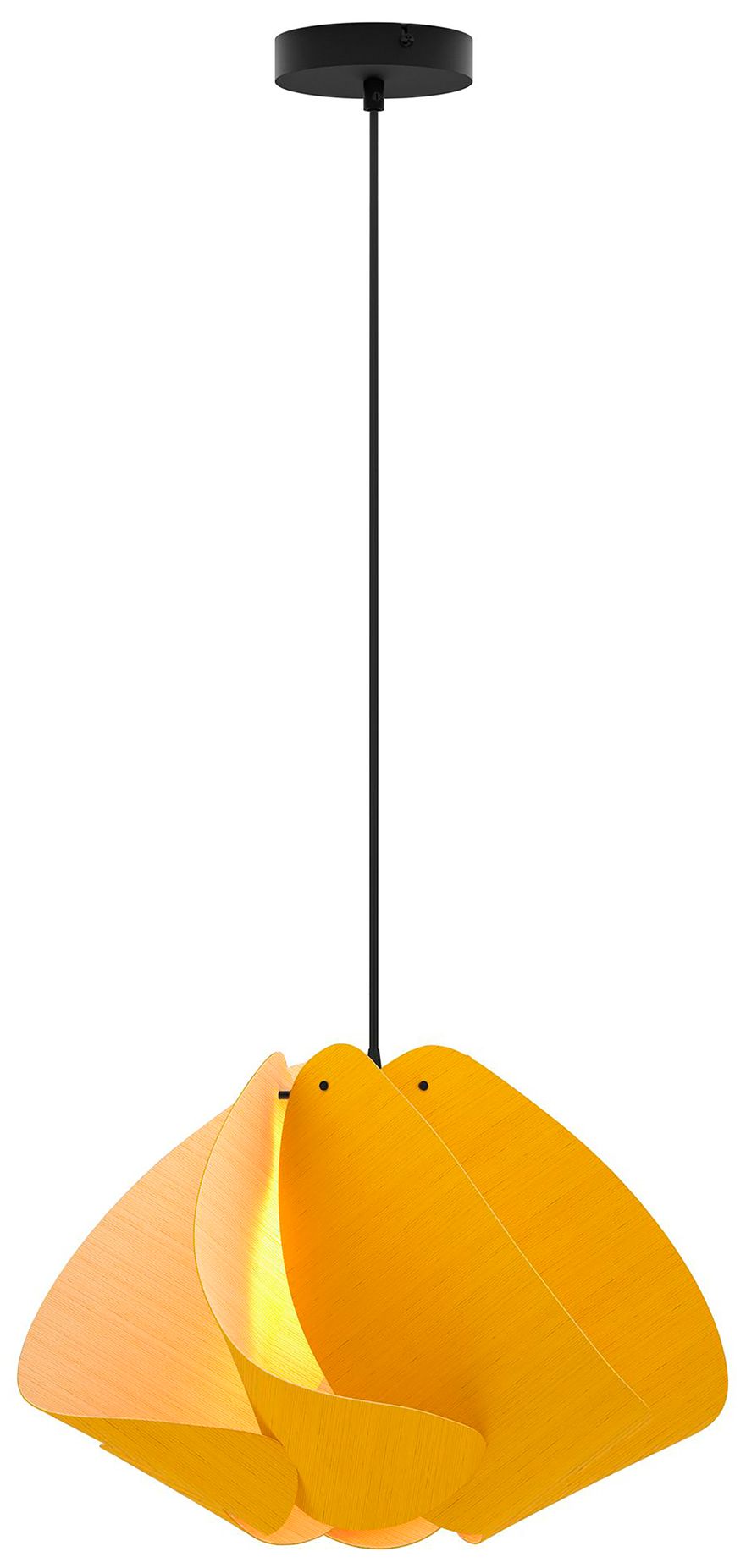 Matilda 17.4" Wide Yellow Pendant