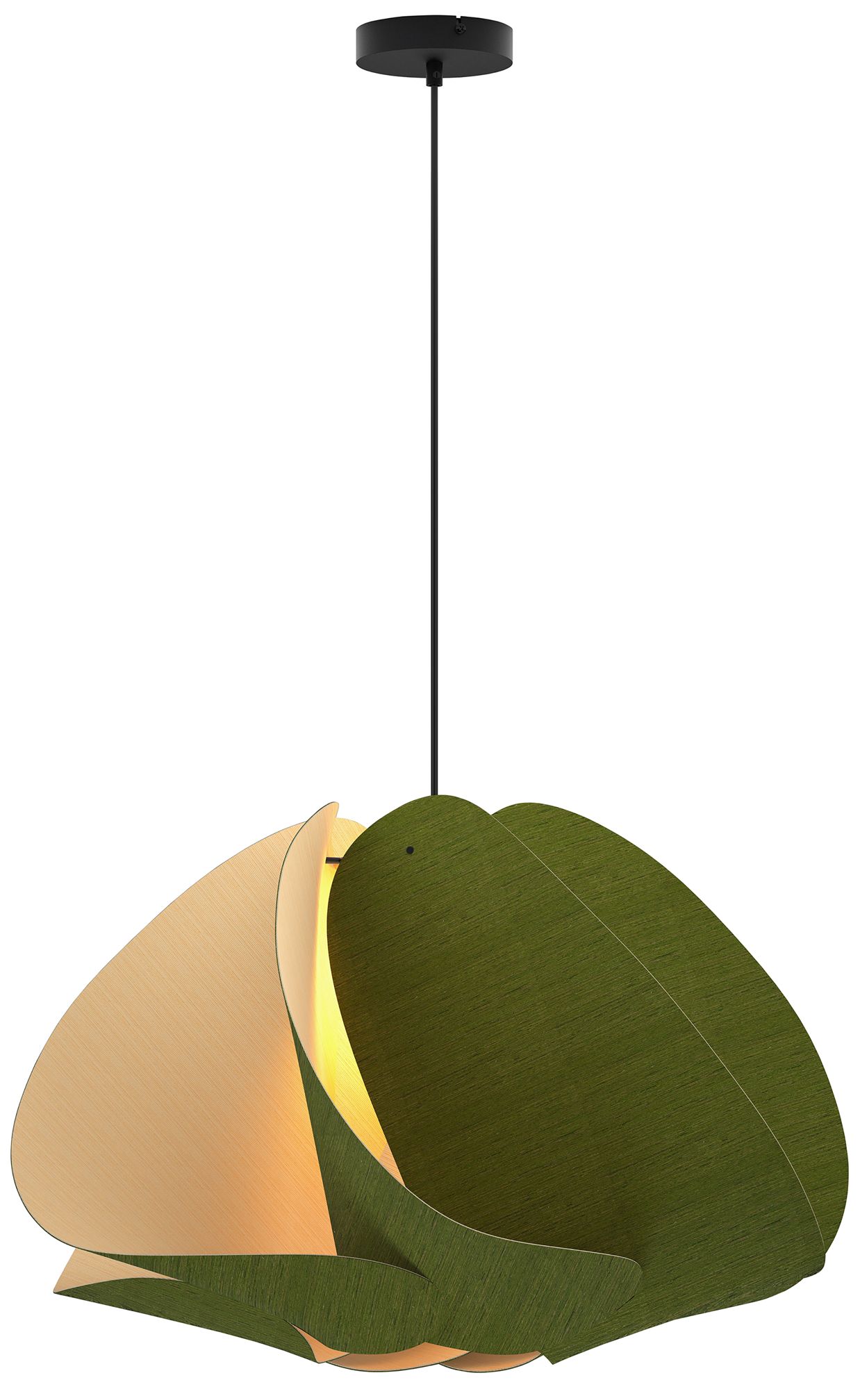 Matilda 26.8" Wide Green Pendant